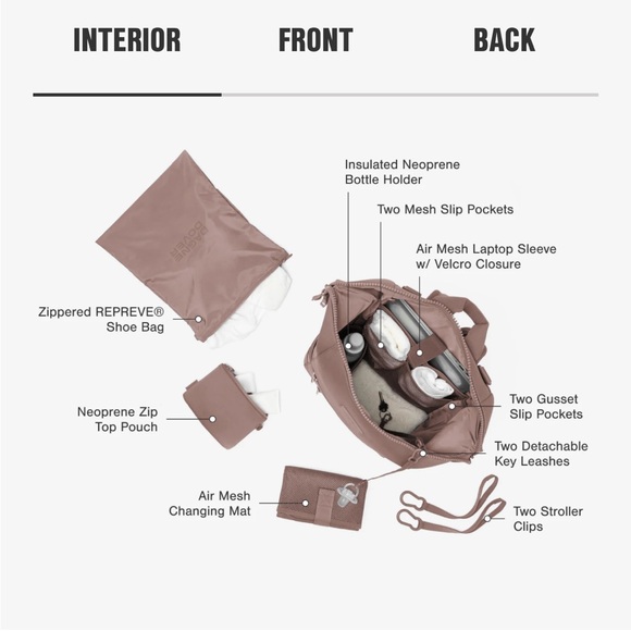 Dagne Dover Indi Backpack in Warm Brown - Picture 10 of 14